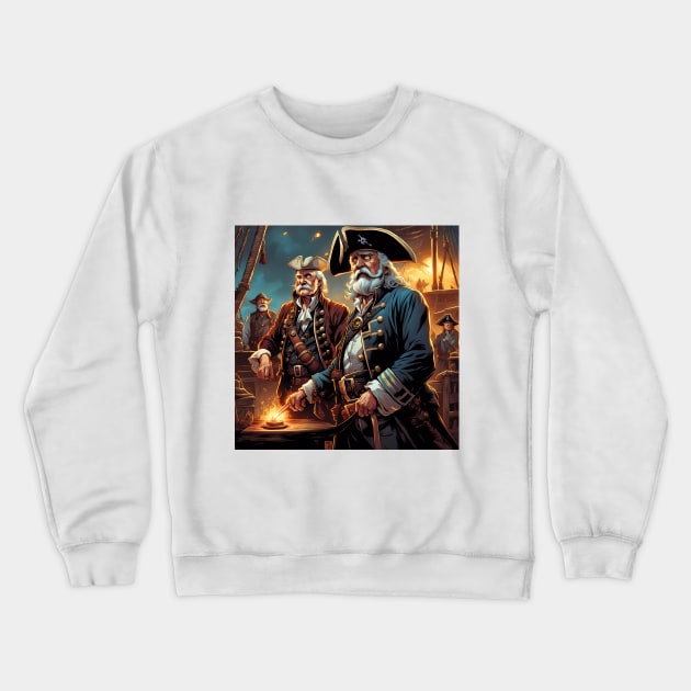 Pensioners as Pirates Crewneck Sweatshirt by Colin-Bentham